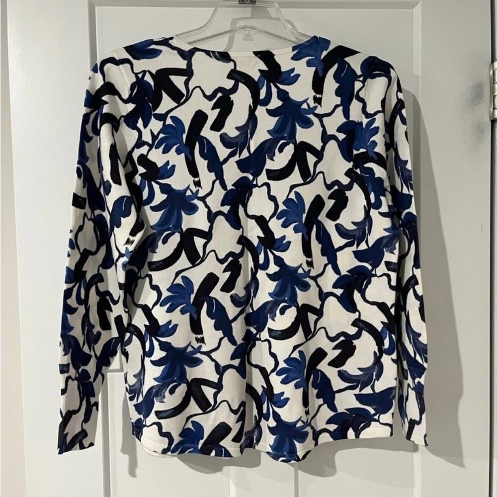 CHICOS ELLA V NECK SWEATER CHICOS 1 MISSES SMALL/8. NWT! - Picture 6 of 7
